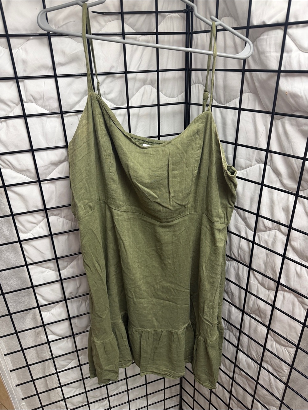Old Navy Olive Green Mini Slip Dress